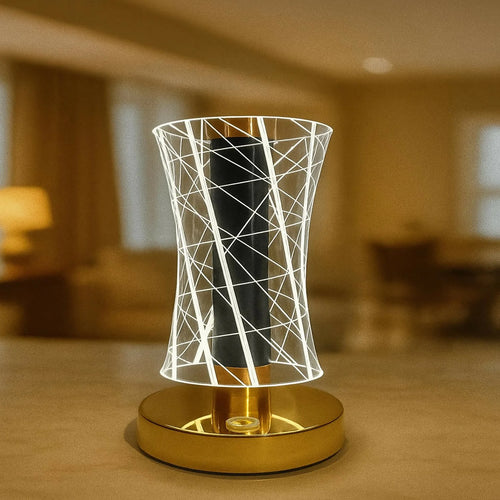 LOVEDECOR Acrylic 3D Illusion LED Table Lamp for Home Décor